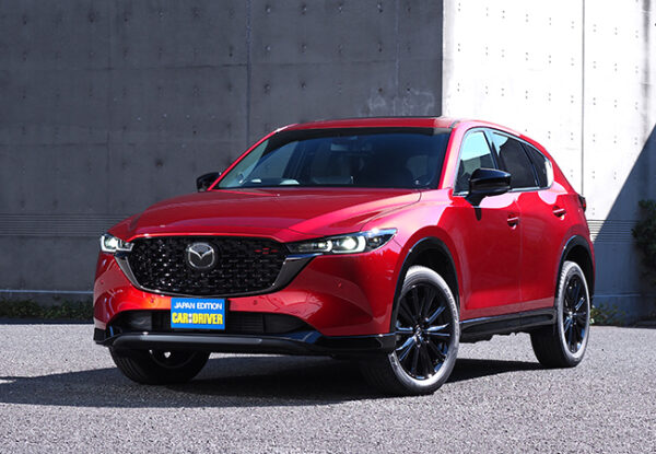 マツダCX-5・XDスポーツアピアランス（FF）　価格：6SAT　357万5000円　2.2リッターディーゼルターボ搭載　全長×全幅×全高4575×1845×1690mm　車重1650kg