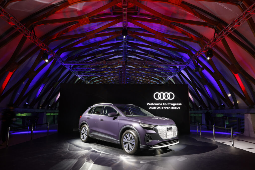 Audi Q4 e-tronローンチイベント「Welcome to Progress」風景写真