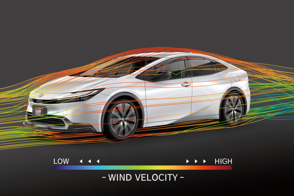 プリウスGRパーツ 空力特性