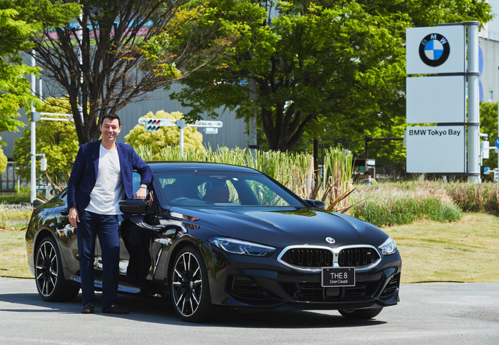 ルカ・ファンティン氏とBMWの写真