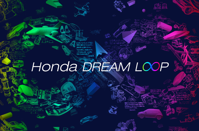 ▲ホンダは夢をかたちにしたモビリティを起点に、未来に向けてユーザーの夢が多様性に満ちて広がっていくことを表現する「Honda DREAM LOOP」をテーマに掲げて、ジャパンモビリティショー2023にブースを構える