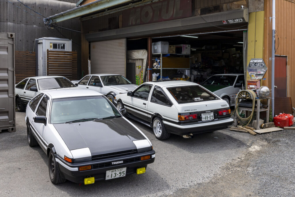 AE86の今を知る。テックアート訪問