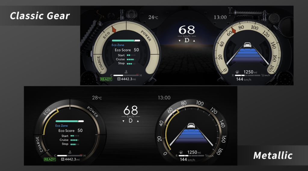 新型アルファード・ヴェルファイアに追加できる独自のメーターデザイン2種類