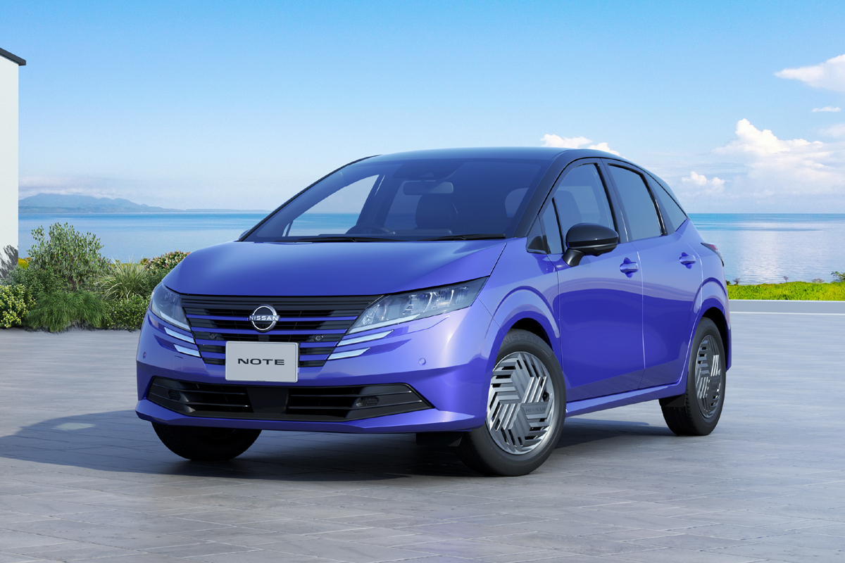 新しいフロントフェイスを纏った日産ノートがデビュー。発売は2024年1