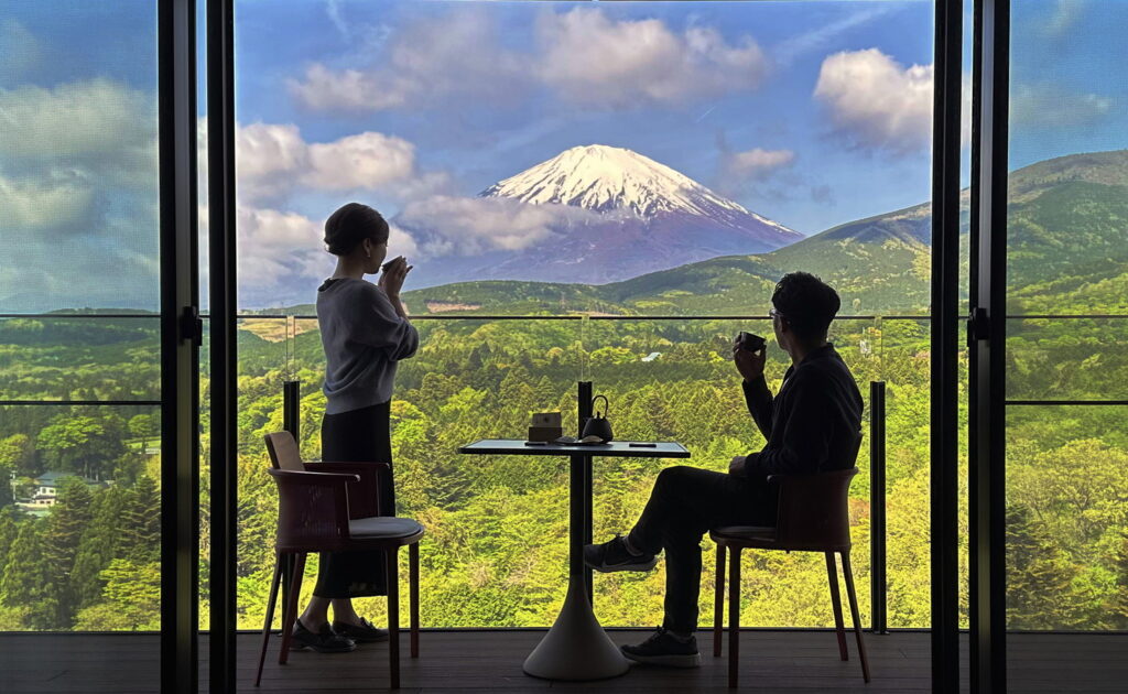 富士山ビューGPスイートルームからの展望