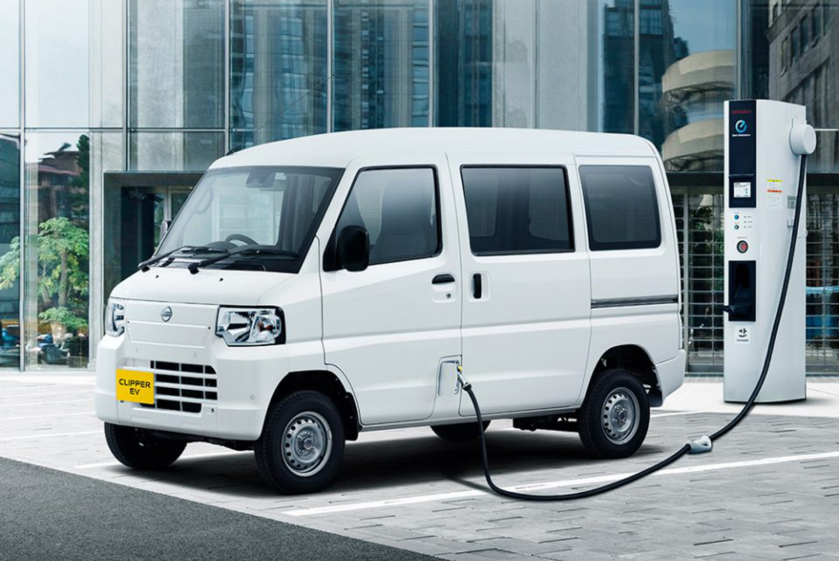ニッサンクリッパー急ぎ 軽商用バンの日産クリッパーに電気自動車の「クリッパーEV」を設定