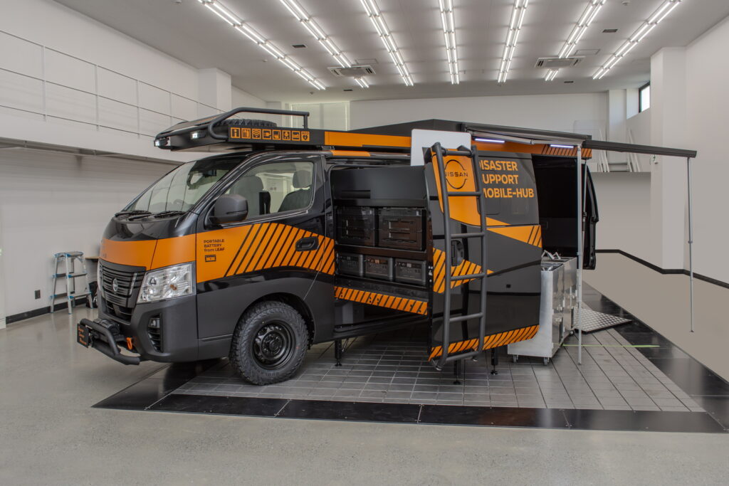 Nissan CARAVAN Disaster Support Mobile-Hub