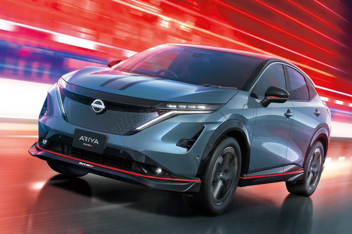 高性能クロスオーバーEVの日産アリアのNISMOモデルが正式発表。合わせ