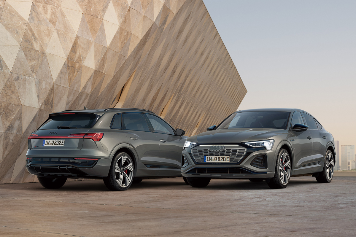スポーティネスを研ぎ澄ましたアウディQ8 e-tron／Q8スポーツバックe