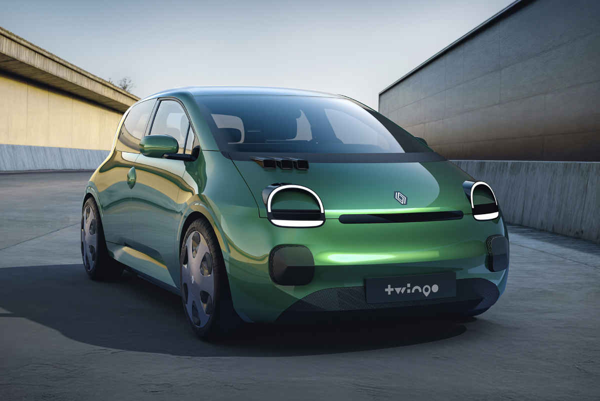 電気自動車に進化したルノー・トゥインゴの発展版プロトタイプが