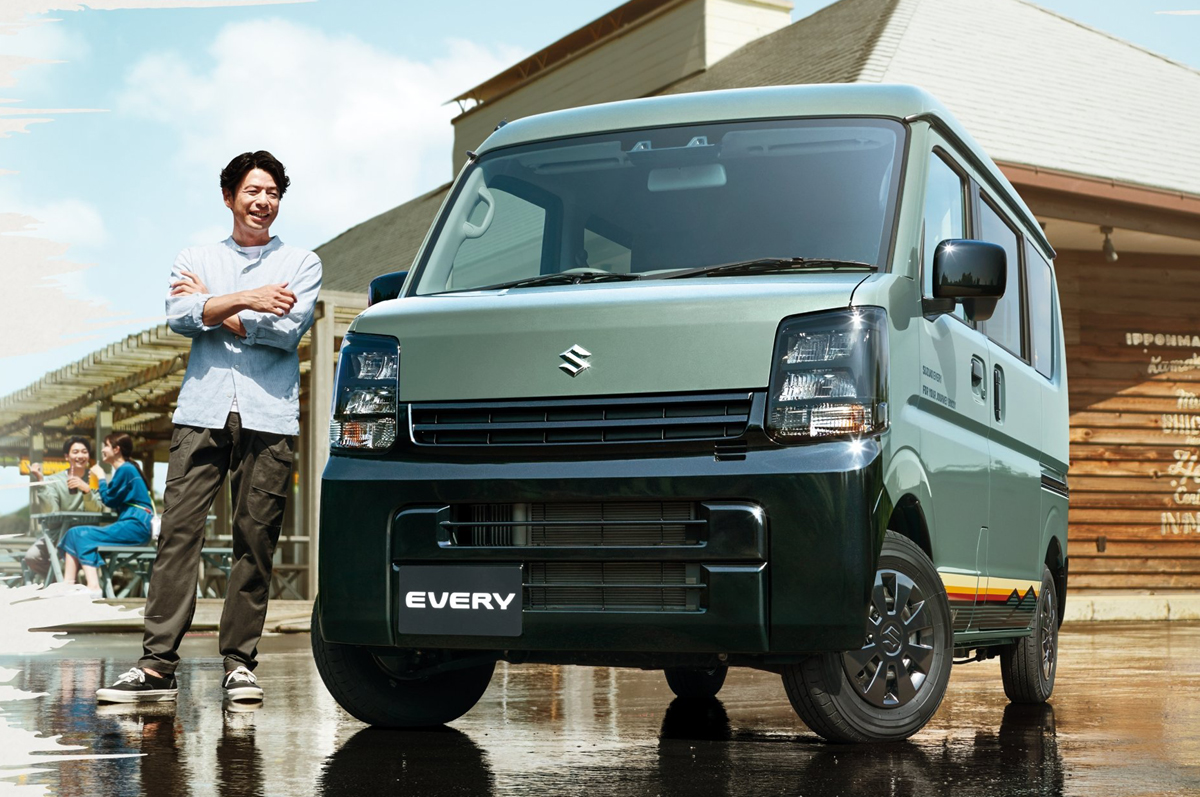 アクティブな気分を演出するスズキ・エブリイの特別仕様車「Jリミテッド」が登場
