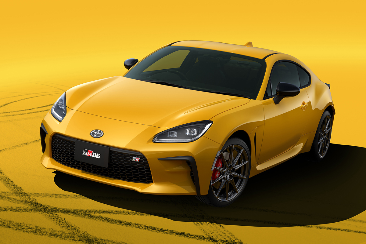 特別な86を象徴するサンライズイエローのボディカラーを纏ったGR86の限定モデル「RZ“Yellow Limited”」が登場