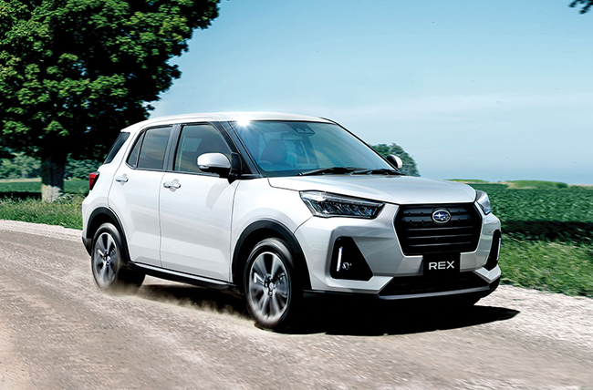 ▲パワートレインにはレックス初となる1KR-VET型996cc直列3気筒DOHC12Vインタークーラー付ターボエンジン(98ps/14.3㎏・m)に、7速シーケンシャルシフト付のCVTを組み合わせて搭載