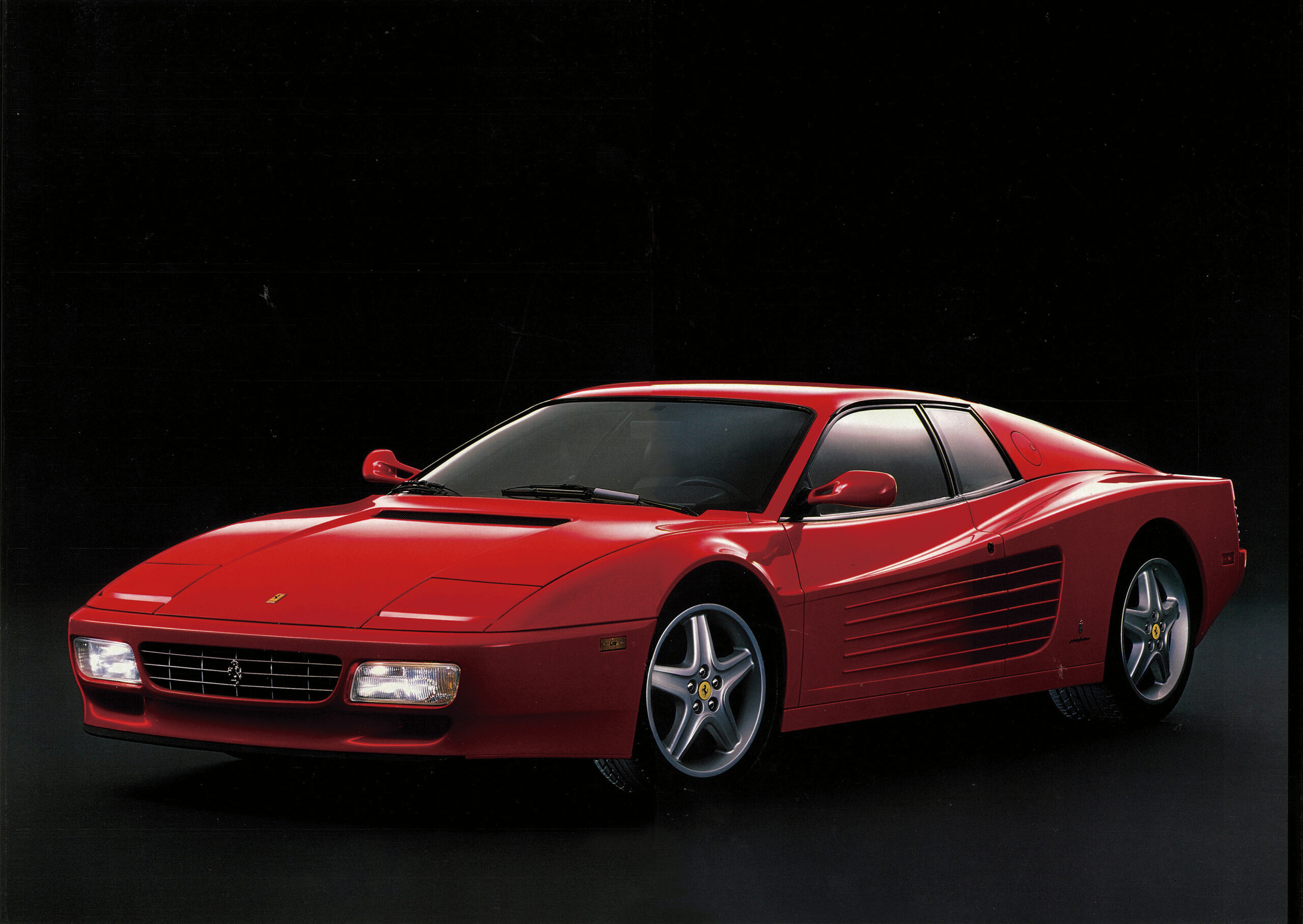 Ferrari フェラーリ 512TR テスタロッサ 額装 油絵 絵画 跳ね馬 Ferrari フェラーリ 512TR テスタロッサ 額装 油絵 絵画 跳ね馬