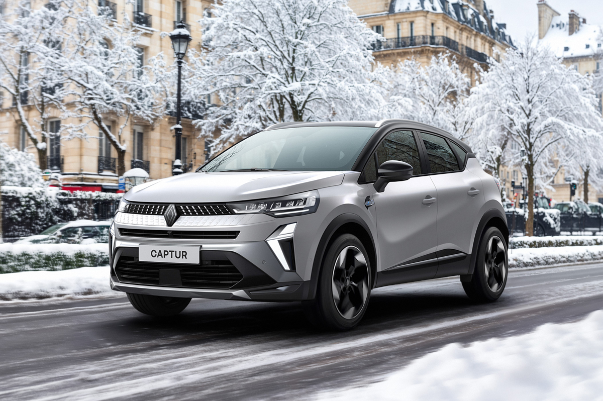雪道や滑りやすい路面での走行をサポートする機能を備えたルノー・キャプチャーの限定モデルが日本発売