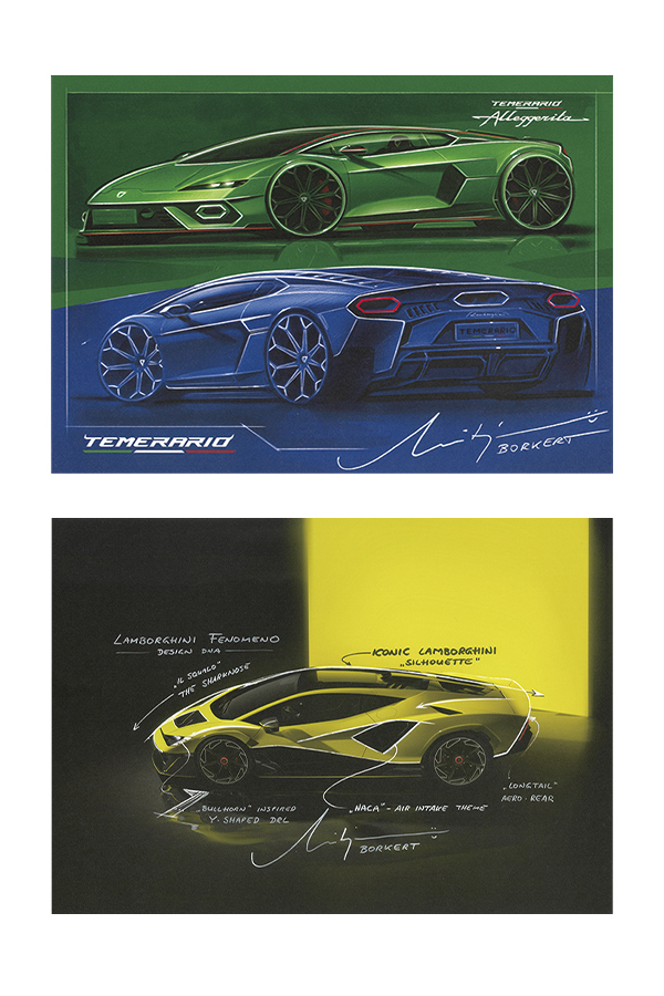 ランボルギーニ・テメラリオ（写真上）とフェノメナのグラフィックポスターをそれぞれ１名に。ランボルギーニはダイナミックなパフォーマンスとエキゾチックなスタイリング、そしてサステイナブルな価値を提供するメーカーとして電動化技術を積極的に取り入れています。同社の最新モデル2台のレンダリングをデザインしたポスターで、サイズは縦×横245×345mm。希望する車名を明記して応募してください。