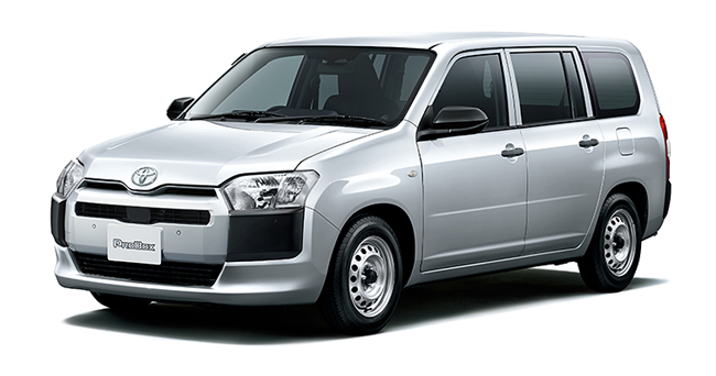 ▲トヨタ・プロボックスGX(ハイブリッド車) 価格:203万8300円 全長4245×全幅1690×全高1525mm ホイールベース2550mm 車重1160kg 乗車定員2/5名 WLTCモード燃費24.2km/リットル 写真のボディカラーはシルバーマイカメタリック