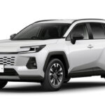 ▲トヨタRAV4 Z 価格:490万円 全長4600×全幅1855×全高1680mm ホイールベース2690mm 車重1720kg 乗車定員5名 WLTCモード燃費22.5km/リットル 写真のボディカラーはプラチナホワイトパールマイカ