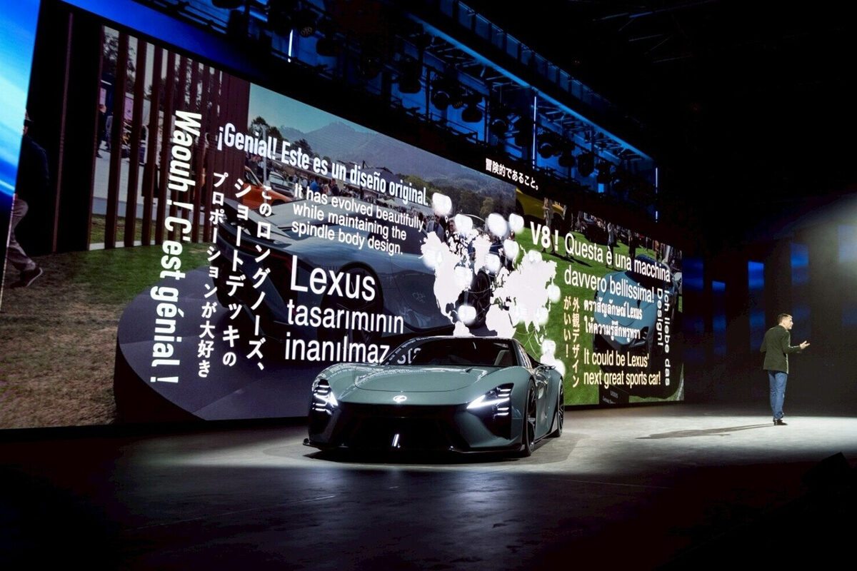 “Discover Immersion”を体現するレクサスのBEVスポーツカーのコンセプトモデル「LFA Concept」が初公開