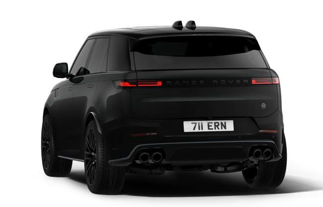 ▲SV BLACKはボディカラーにソリッドの専用色ナルヴィックブラックを纏ったうえで、外装にはカーボンファイバー製ボンネット(ボディ同色)やブラックのSVバッジ、グロスブラックフィニッシュの23インチ“スタイル1084”鍛造アロイホイールを配備