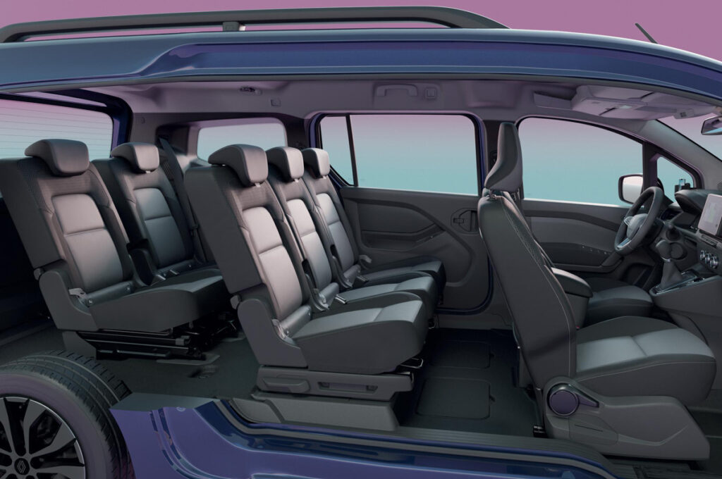 ▲ルノーが“もっと遊べる空間”を謳うカングーの3列シート7名乗りモデル「グランカングー」を特別仕様車として2026年2月に日本で発売すると発表