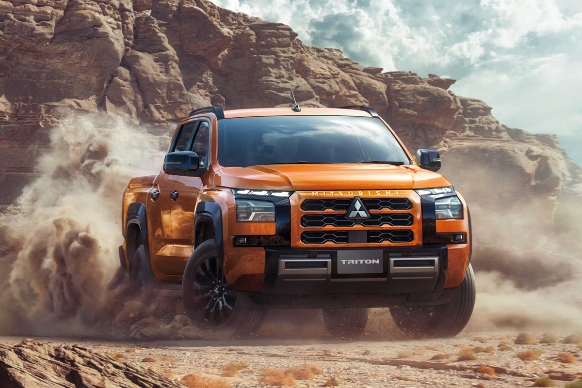 人気ピックアップトラックの三菱トライトンが乗り心地やハンドリング性能を進化