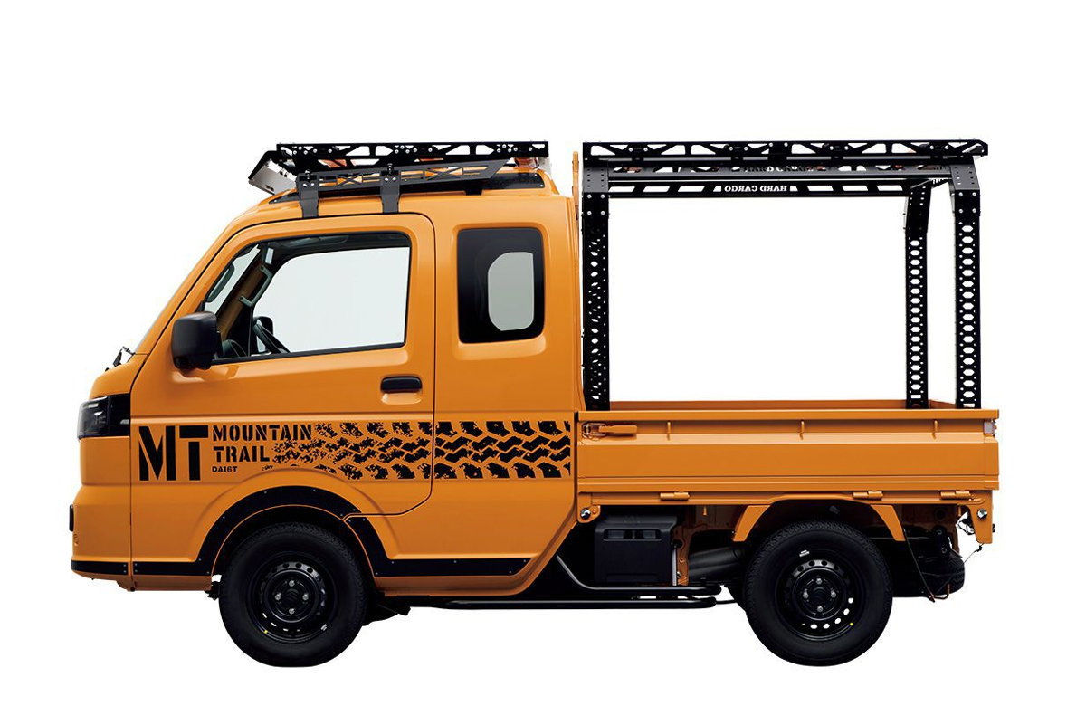 仕事×遊び”をコンセプトに開発したスズキ・スーパーキャリイ向けの