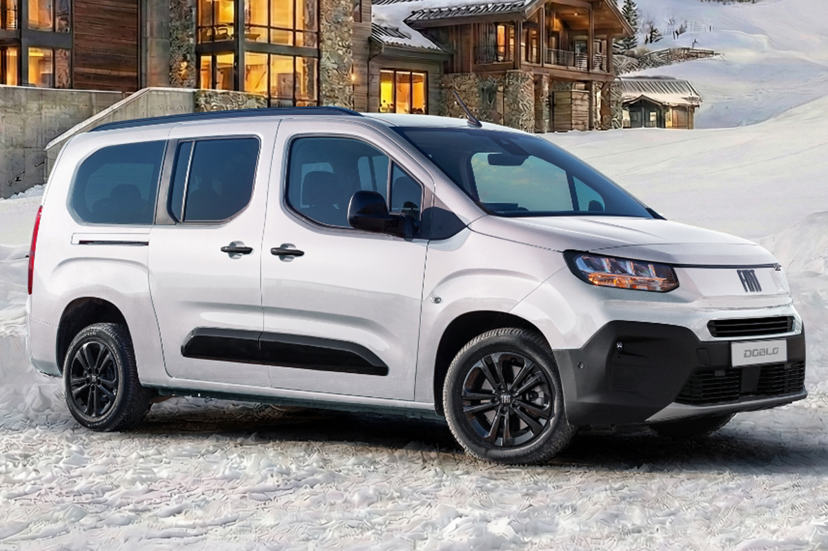 鮮やかなホワイトのボディカラーを纏ったロングボディ＋5シーター仕様のフィアット・ドブロが150台限定で日本発売