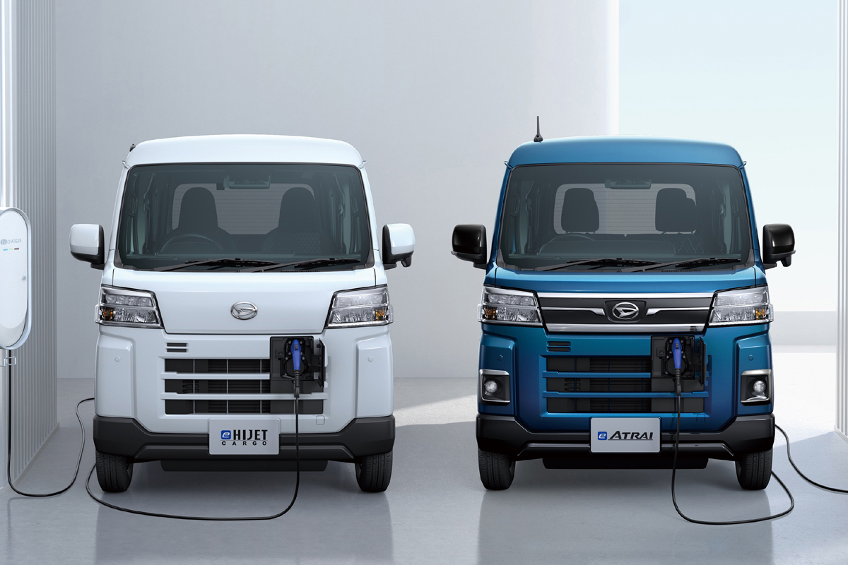 ダイハツ初の量産電気自動車となるe-ハイゼット カーゴ／e-アトレーが市場デビュー。車両価格は314万6000円～346万5000円に設定