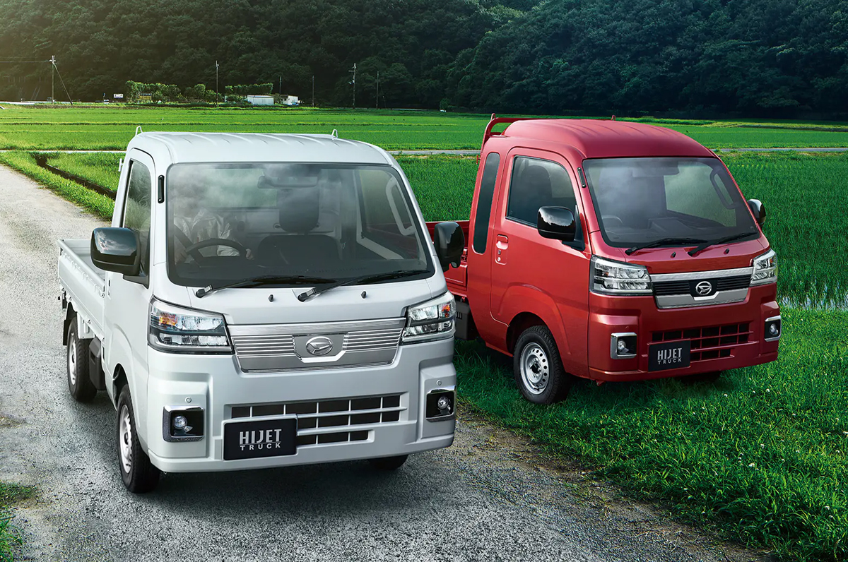 ダイハツの定番軽トラック「ハイゼット トラック」が一部改良で安全性を向上