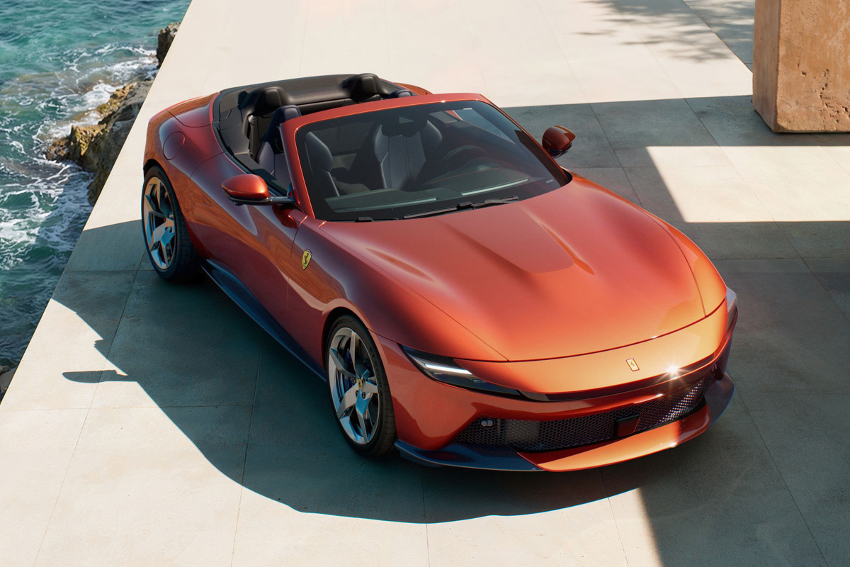 跳ね馬のFRオープンスポーツの系譜に新たなページを刻む新世代“2＋”スパイダー「フェラーリ・アマルフィ スパイダー」が登場