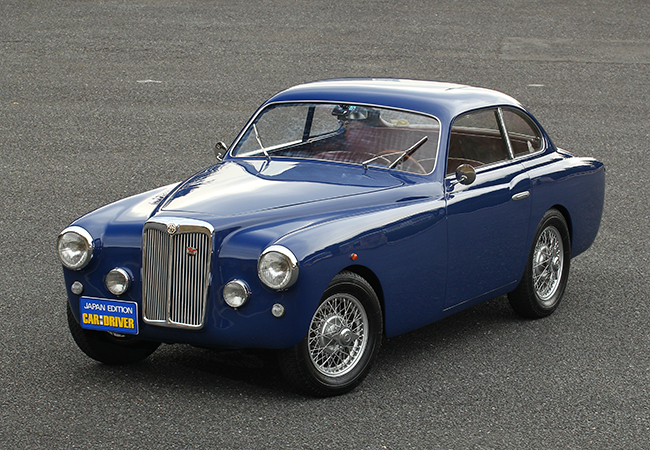 1953年式アーノルトMGベルトーネ。1962年のトリノ・ショーにベルトーネが出品したショーカーに惚れ込んだアメリカ人のスタンレー・ハロルド・アーノルトによって市販されたFRスポーツ。MG-TDがベース