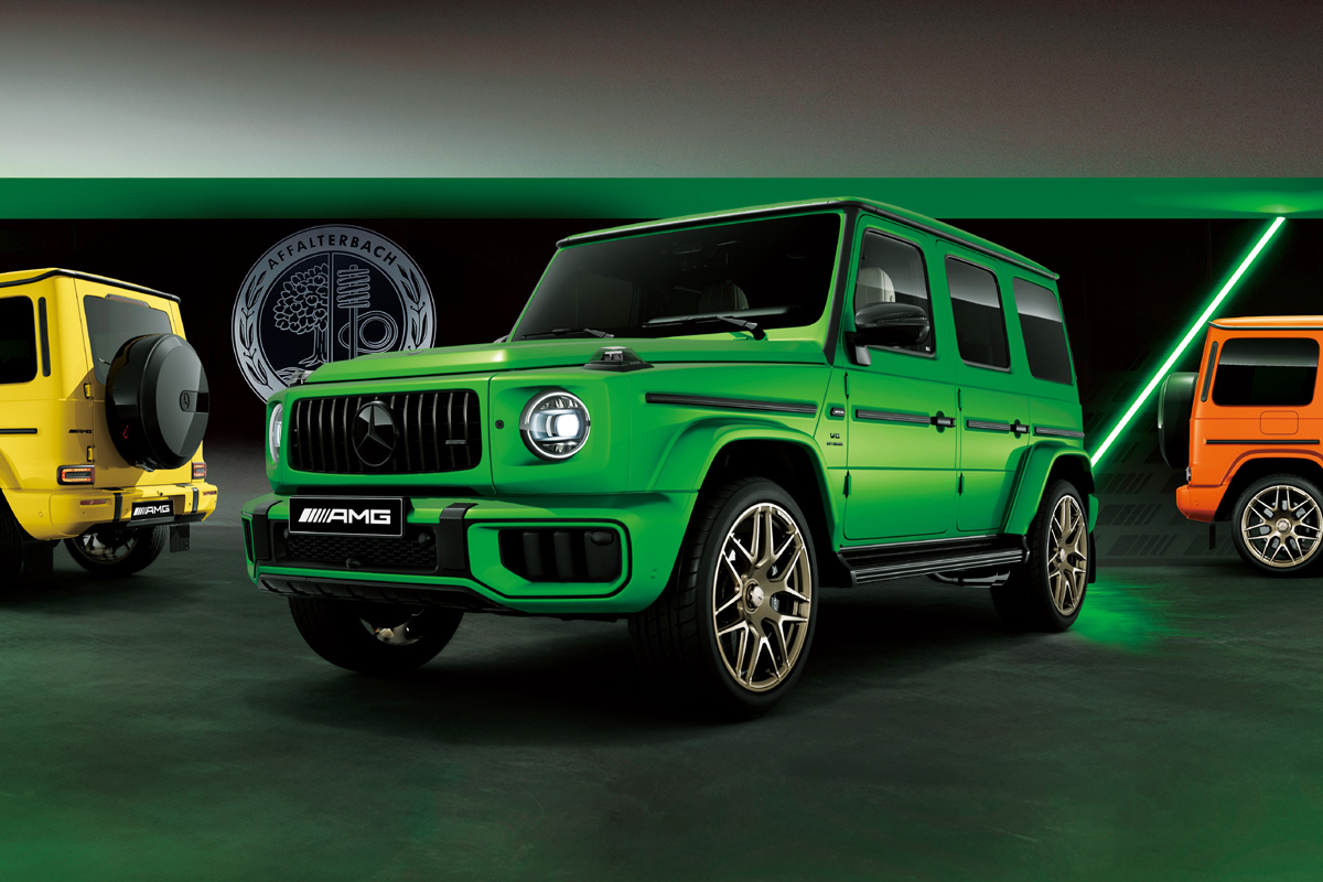 メルセデスAMG G 63として日本で初めて「AMGパフォーマンスパッケージ」を採用した特別仕様車「メルセデスAMG G 63エディション パフォーマンス」が日本上陸