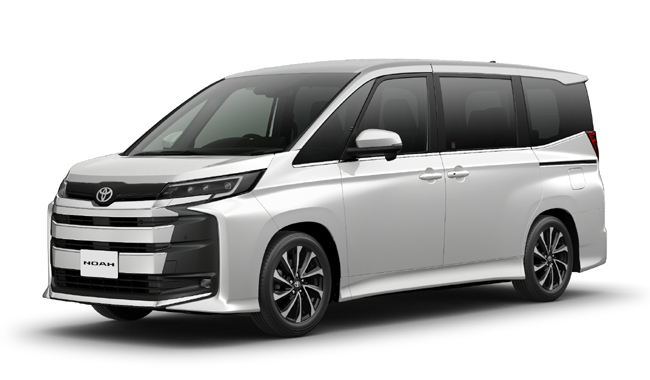 ▲トヨタ・ノア・ハイブリッドS-Z 2WD 7名乗り 価格:405万6800円 全長4695×全幅1730×全高1895mm ホイールベース2850mm 車重1680㎏ WLTCモード燃費23.4km/リットル