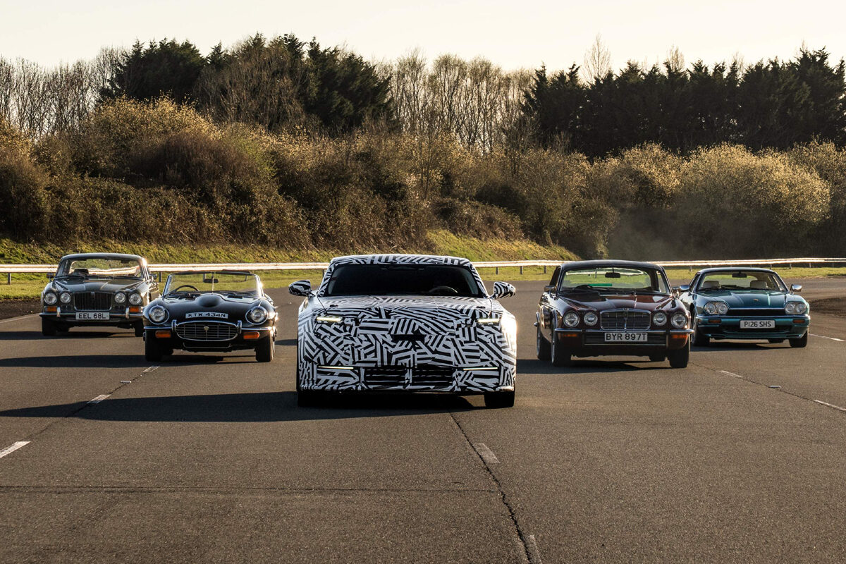 新生ジャガー初の市販モデルとなる新型4ドアGTは2026年9月にワールドプレミア。歴代ジャガー車のスピリットを進化させて採用