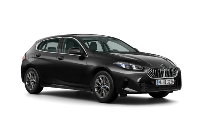 ▲BMW 120 original 価格:480万円 全長4370×全幅1800×全高1465mm ホイールベース2670mm 車重1460kg 乗車定員5名 WLTCモード燃費16.8km/リットル 写真のボディカラーはブラックサファイアメタリック