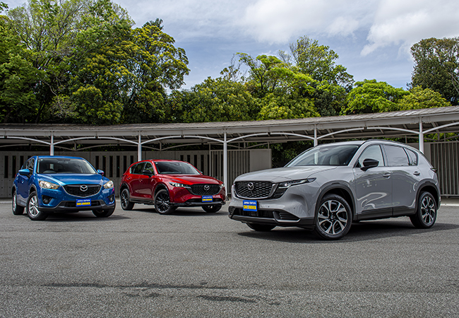 CX-5はマツダの屋台骨を支えるグローバルカー。2012年の初代以来、累計販売台数は500万台に達する。3代目となる新型は「新世代エモーショナル・デイリーコンフォート」をキーワードに新世代価値を追求。価格は330万円から