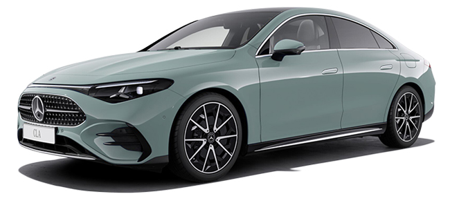 ▲メルセデス・ベンツCLA220 AMGラインパッケージ装着車 価格:687万円+AMGラインパッケージ59万8000円 全長4730×全幅1835×全高1455mm ホイールベース2790mm 車重1670㎏ 乗車定員5名 WLTCモード燃費20.2km/リットル 写真のボディカラーはアクアミント