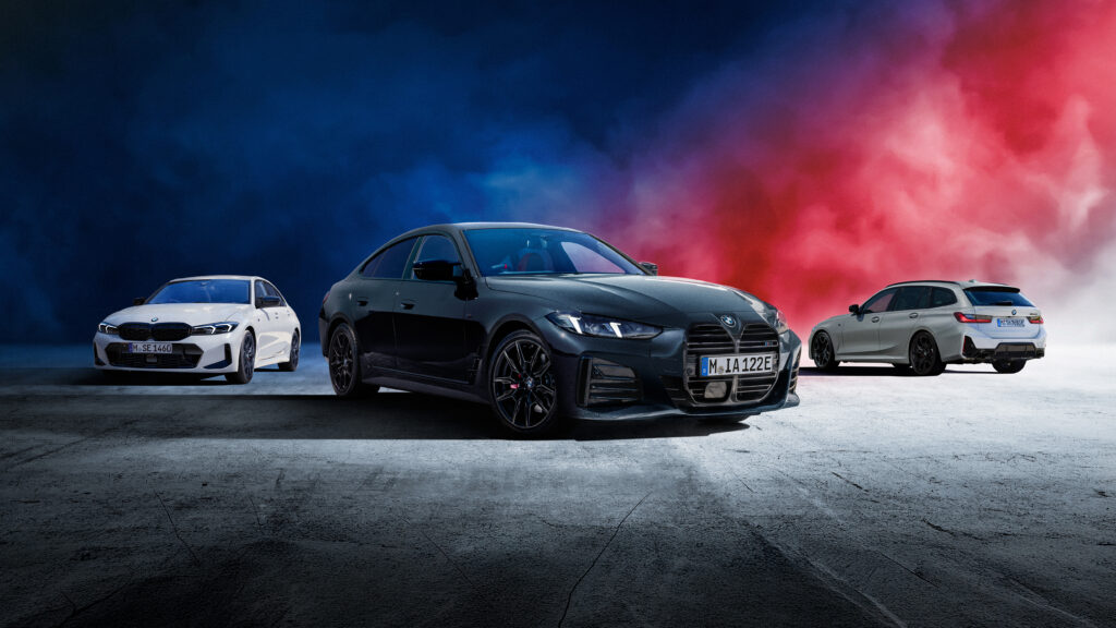 ▲BMW3／4シリーズのMパフォーマンスモデルであるM340i xDrive、M340i xDriveツーリング、M440i xDriveグランクーペに特別仕様車の「ブラック・パッケージ」を設定