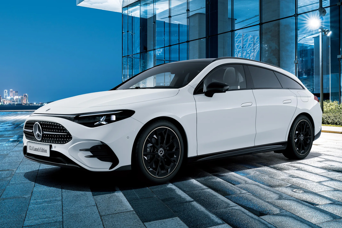 メルセデス・ベンツCLAシューティングブレーク初の電気自動車「with EQ Technology」の日本発表を祝う特別限定車が登場