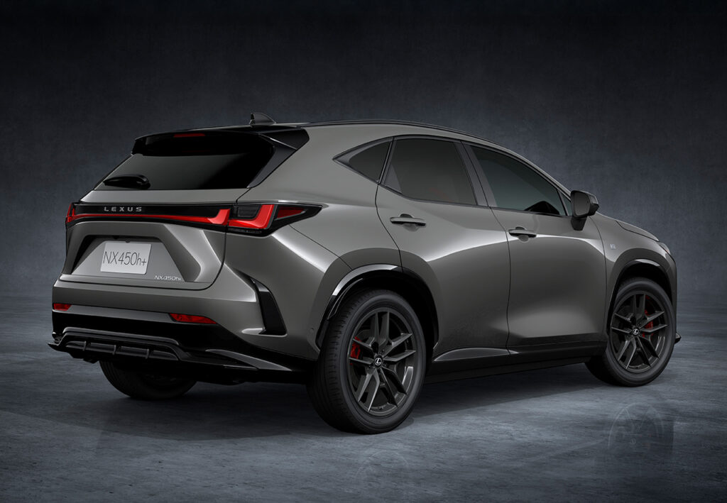 LEXUS NX450h リアビュー