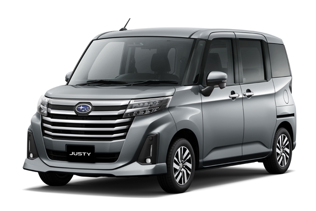 ▲スバル・ジャスティ2WD 価格:217万300円 全長3705×全幅1670×全高1735mm ホイールベース2490mm 車重1090kg 乗車定員5名 WLTCモード燃費18.4km/リットル 写真のボディカラーはブライトシルバーメタリック
